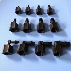 OEM ODM Elbow NPT Female Threaded To Plastic Hose Barb Pipe Fittings
