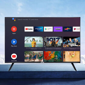 Téléviseur intelligent incurvé 4K UHD LED TV OEM & ODM pas cher, Smart TV Android grand écran 43 50 55 65 pouces