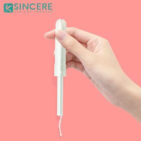 Großhandel Hochwertige Tampons und Binden mit individuellem Logo, weiche Bio-Tampons für die Menstruation, Einwegtampons mit Applikator