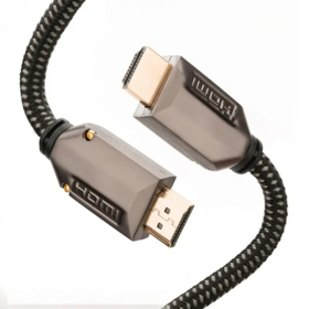 كابل HDMI 2.1 فائق السرعة 8K 60 هرتز ذكر إلى ذكر مطلي بالذهب - كابل HDMI ممتاز للألعاب والمسرح المنزلي