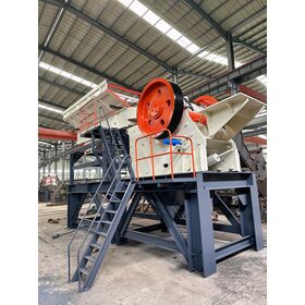 Semi Mobile Stone Crusher Skid Stone Crushing Plant for construction materials sand aggregate production line from hard rocks