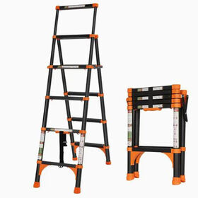 Günstige 2X8 Aluminium-Teleskopleiter, spezielle Klappleiter, entspricht der EN 131 Norm für Outdoor-Camping