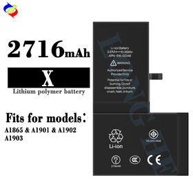 Factory wholesale battery with super capacity for iPhone X battery A1865 A1901 A1902 A1903