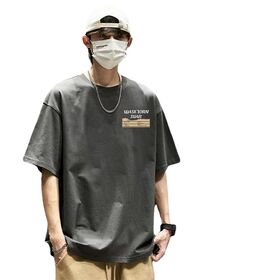 Promotional T-shirt Wholesale Printing Custom logo Comfort Casual More Colors Unisex Short Sleeve round neck plain t shirt