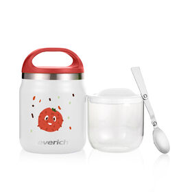 Termos para alimentos al vacío Everich ODM personalizables, duraderos y de larga duración al por mayor con contenedor de tritán o vidrio