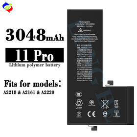 Baterai Upgrade Baru Untuk iPhone 11 Pro 100% Kesehatan Atasi Popup Perbaikan Telepon A2218 A2161 A2220