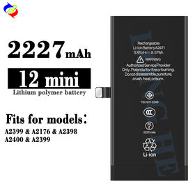 For iPhone 12 mini Rechargeable Battery Premium Quality 2227mAh 100% Test Long Cycle Li ion Polymer Smart Phone Battery A2399