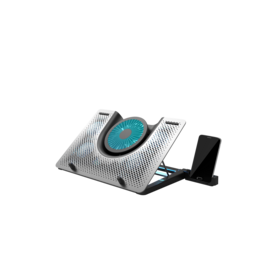 Base refrigeradora para laptop Game G100R com suporte ajustável, adequada para laptops de 15 a 17 polegadas. Solução de resfriamento para jogos.