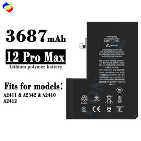 Mobile phone battery replacement for iphone 12 pro max cell phone bateria A2411 A2342 A2410 A2412