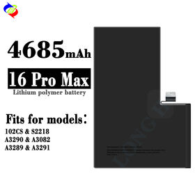 Factory Direct Sale Mobile Phone Battery Lithium ion Batteries for iphone 16 pro max 102CS S2218 A3290 A3082 A3289 A3291