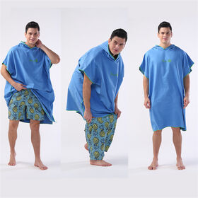 Wholesales price Surf Poncho Changing Robe Swimming Pool Change Beach Surf Poncho Towel Dropshipping beach towels