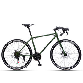 Bicicletas de carretera de acero al carbono con freno de disco a precio de fábrica 2024, bicicletas de carreras para adultos fabricadas en China