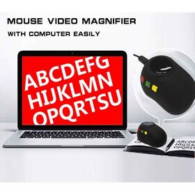 Mouse zoom in digital visual reading assistance for your TV/monitor/computer, visual impairment assistant, electronic reading