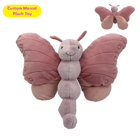 Benutzerdefinierte weiche Stofftier Schmetterling Plüschtier 40cm - Individuelles Plüsch Stofftier