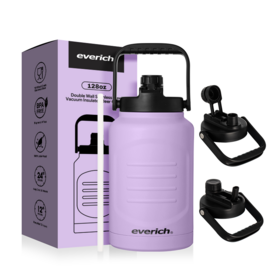 Everich ODM Precio de Fábrica para Exteriores, Diferentes Opciones de Capacidad, Botellón de Cerveza de Acero Inoxidable con Tapa de Asa
