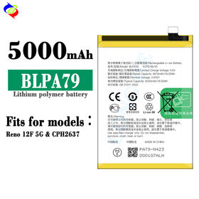 Mobile Phone Battery Rechargeable Li-polymer Battery BLPA79 3.91V 5000mAh for OPPO