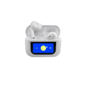 Auriculares TWS Tipo C com Tela Sensível ao Toque, Fones de Ouvido Sem Fio ANC ENC TWS para iPhone Samsung, Ideais para Chamadas e Música