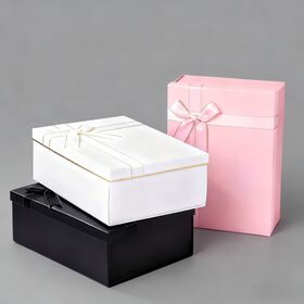 Kotak Hadiah Merah Muda Mewah Lipat untuk Bridesmaid - Kotak Hadiah Elegan