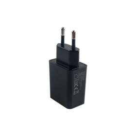 Carregador de Viagem USB-A de 12W com Certificação RoHS, Adaptador AC/DC de Energia Segura, Carregador de Parede para Celular à Prova de Fogo, Plugue para iPhone Samsung