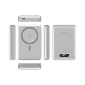 10000mAh PD20W Powerbank mit drehbarer Halterung und LCD-Display für Geschäftskunden