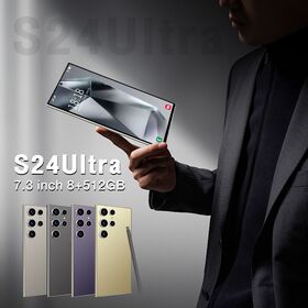 Premier Smartphone au Monde avec Écran Tactile S24ultra 7,3 Pouces 3 Go de RAM 64 Go de ROM NFC Résistance aux Chocs Améliorée