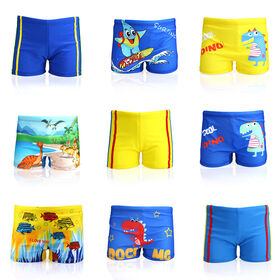 Factory Direct Children Swimsuits Cartoon Printing Swim Trunks for Kids Boys