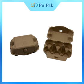 صندوق بيض كرتون لب عبوة بيض لون مخصص قابل للتحلل البيولوجي صندوق بيض صديق للبيئة من لب الورق