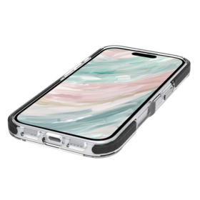 Coque de téléphone verte transparente magnétique antichoc 2025 en matériau composite PC TPU TPE, adaptée à l'iPhone 16