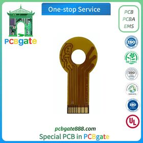 مصنع شنتشن FPC لوحة مرنة من مادة PI ENIG 1-2U لوحات دوائر مطبوعة مرنة لمحركات بدون فرش FPC PCB
