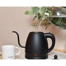 Chaleira Elétrica de Café com Design de Bico de Ganso de 1.0L para Despejo Lento, Chaleira Elétrica para Chá - Fervedor Elétrico