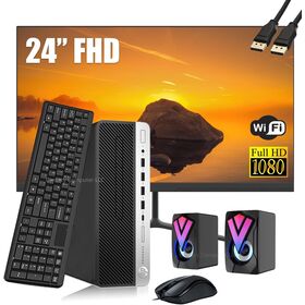 N5095 Gaming All in One PC 23.8 Inch DDR4 8GB 256GB SSD with Integrated UPS Battery Backup for Uninterrupted Performance