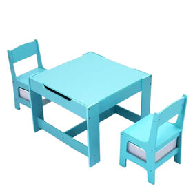 Mesa de madera moderna y silla fijada para los niños para el dormitorio del partido del estudio y el uso de la sala de estar también para la escuela