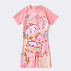 Custom Children's Swimwear Beachwear Fashion Printed Kids One-piece Swimsuit Plus Size Girls Swimwear