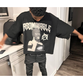 Wholesale can customize seven-point sleeve 3D digital printed men's and women's short-sleeved round neck short-sleeved T-shirt