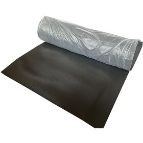 Feuille de revêtement de sol en caoutchouc pyramidale noire antidérapante, durable et très demandée.
