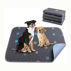 Wholesale Non Slip Reusable Washable Puppy Dog Training Pee Pads Pet Absorbent Mat Dog Pee Pads