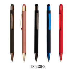 Beliebter klassischer UV-farbiger Touchscreen-Stift mit individueller Gravur, Kugelschreiber aus Metall