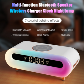 Lámpara LED Portátil con Altavoz Bluetooth para Iluminación - Ideal para Negocios