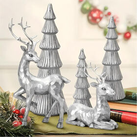 Pack De 2 Adornos Navideños 2D De Acrílico – Colgantes Con Forma De Árbol Para Decorar Tu Hogar, Fiestas Y Árbol De Navidad