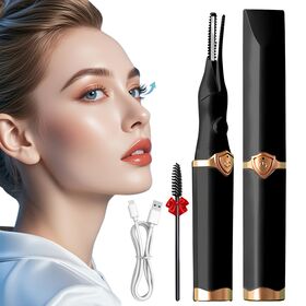 Beheizbare Wimpernzange, 2025 Upgrade Elektrische Wimpernzange, Elektrische Wimpernzange für Sofortigen Glamour, Schnelles Aufheizen in 8s, 3 Heizstufen