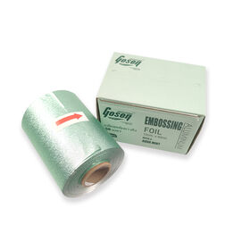 Individuell bedruckte 127mmx100m Haarfolie Pop-Up Prägepackung für Marken-Salonbedarf