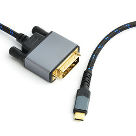 Best Sellers USB C to DVI Converter Cable 3.2 HDMI C 4K@60Hz Mobile Phones Thunderbolt 3 PVC Jacket Braid Shielding Video HDTV