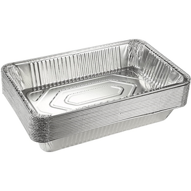 Plat de cuisson rectangulaire en aluminium de grande capacité 525 mm × 328 mm × 42 mm, 5360 ml pour four et camping en extérieur