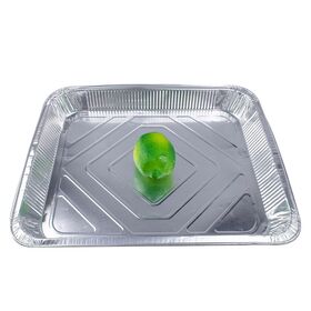 Grosir Piring Panggang Aluminium Foil Sekali Pakai Ukuran Penuh 9700ml untuk Barbecue Luar Ruangan