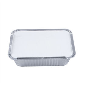 Bandejas de aluminio para hornear a medida con tapas para catering