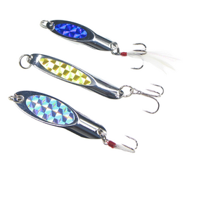 Lot De 16 Leurres De Pêche Au Brochet - Cuillères Métalliques (spinners) - Neuf
