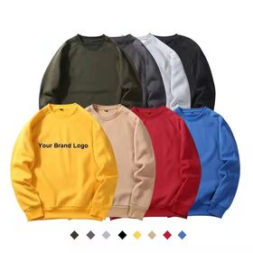 OEM Kaos Oversize, Crewneck, Fleece, Blok Warna, Sweater Kustom, Hoodie Pria, Kaos Crew Neck Pria