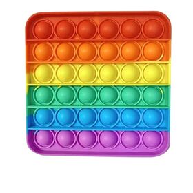 Set De 2 Juguetes Pop It Sensoriales Con Forma De Nube Y Estrella Arcoíris, Antiestrés De Silicona, Para Niños Y Adultos