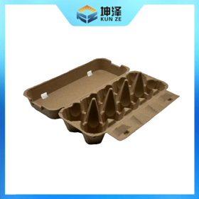 Caja de Embalaje de Huevos Desechable Bandeja de Huevos de Paja Caja de Huevos Cartones de Huevos Bandeja de 10 Huevos Bandeja de Pulpa de Papel para Huevos Soporte para Huevos de Pato