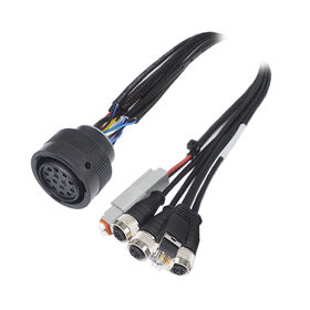High performance TE connector round shape m12 5-Pin female to RJ45 connector to amphenol connector product type automotive